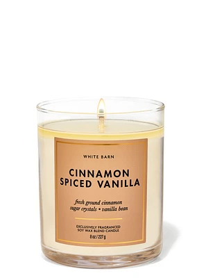 Cinnamon Spiced Vanilla Single Wick Candle