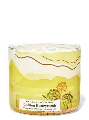 Golden Honeycomb 3-Wick Candle