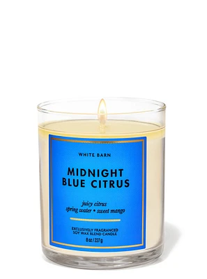 Midnight Blue Citrus Single Wick Candle