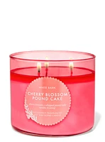 Cherry Blossom Pound Cake 3-Wick Candle