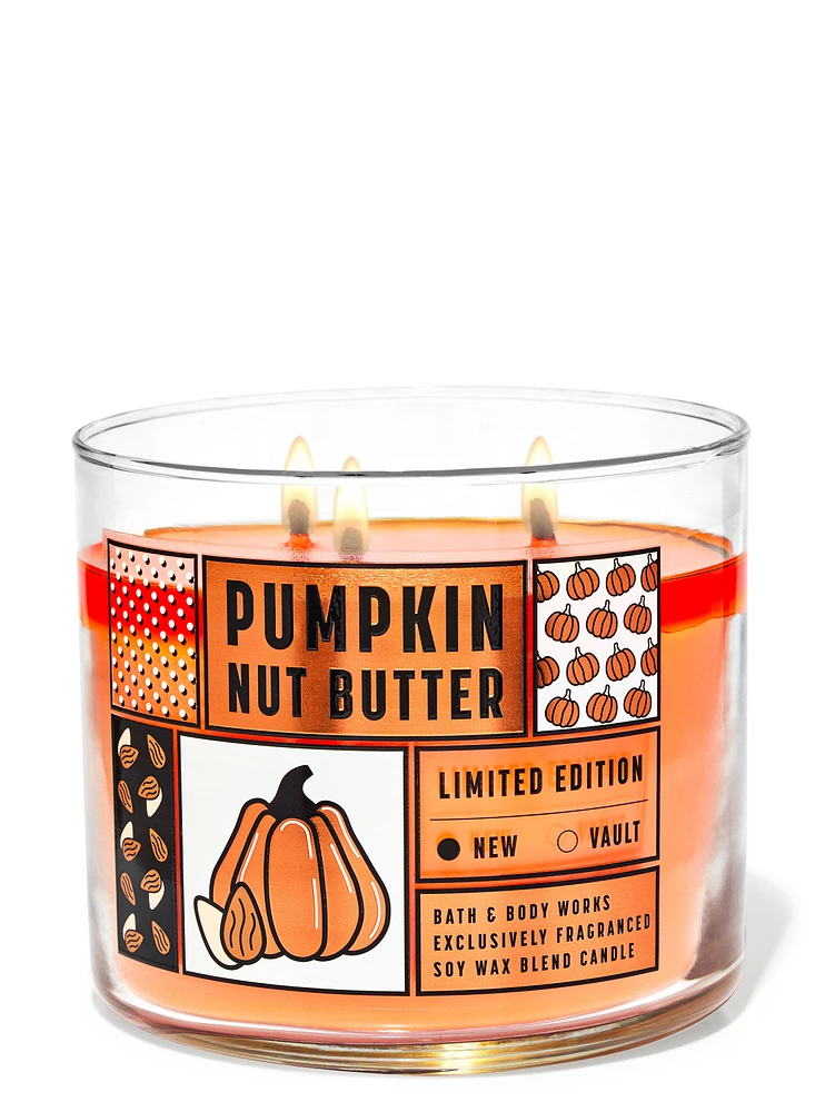 Pumpkin Nut Butter 3-Wick Candle