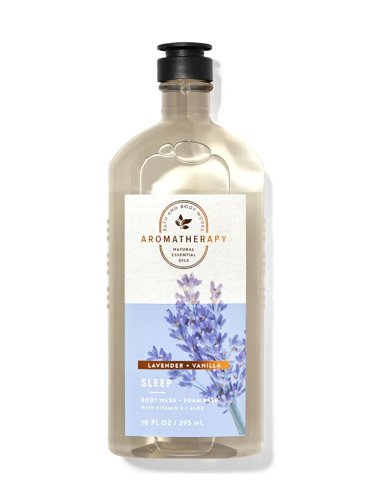 Aromatherapy Lavender Vanilla Body Wash and Foam Bath