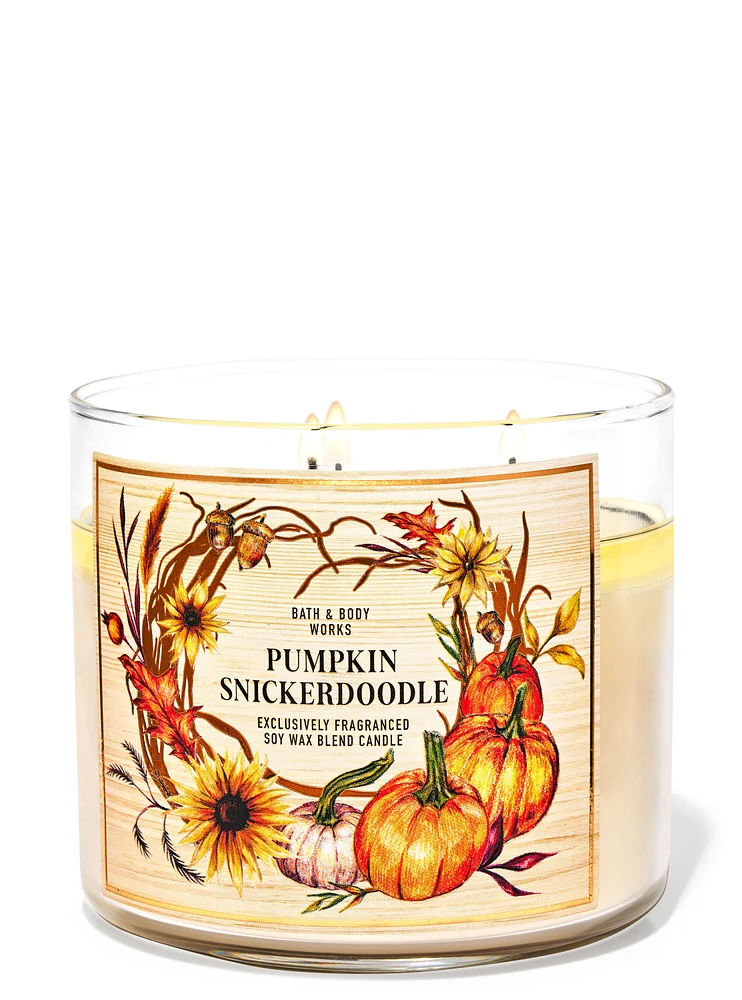 Pumpkin Snickerdoodle 3-Wick Candle