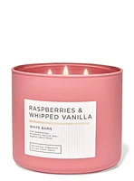 Raspberries & Whipped Vanilla 3-Wick Candle