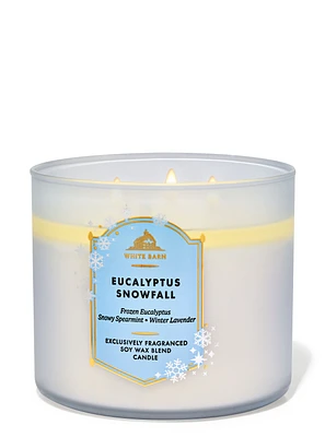 Eucalyptus Snowfall 3-Wick Candle