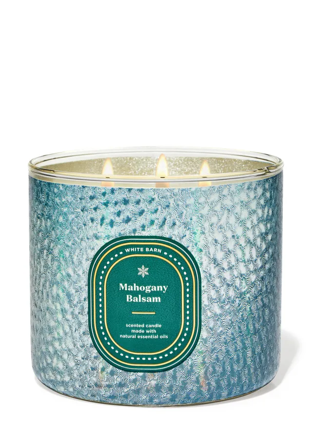 Mahogany Vanilla Signature Single Wick Candle - White Barn