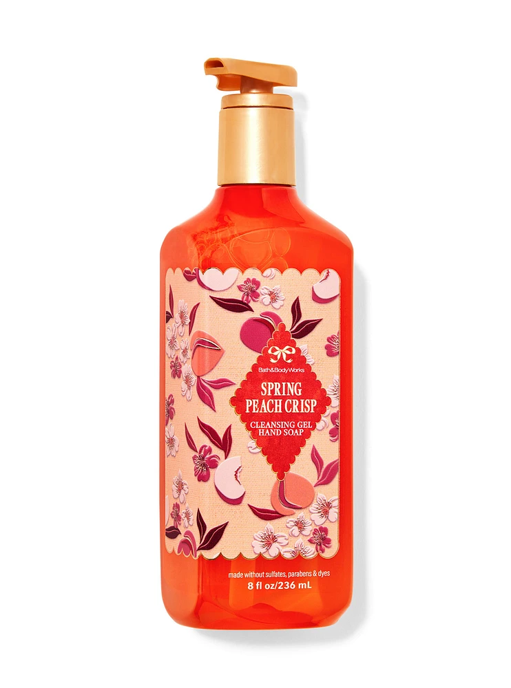 Spring Peach Crisp Cleansing Gel Hand Soap