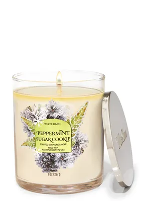 Peppermint Sugar Cookie Signature Single Wick Candle