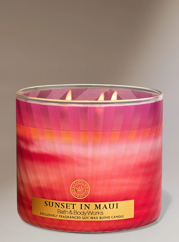 Sunset In Maui 3-Wick Candle