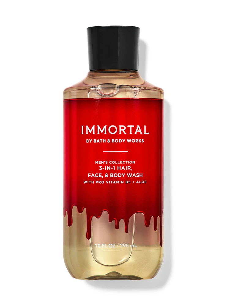 Immortal 3-in-1 Hair, Face & Body Wash