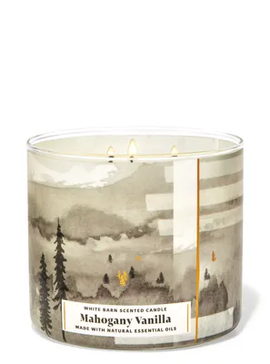 Mahogany Vanilla 3-Wick Candle