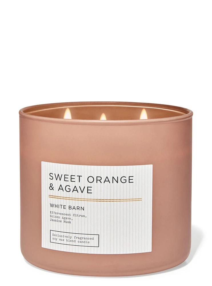 Sweet Orange & Agave 3-Wick Candle