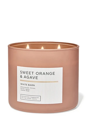 Sweet Orange & Agave 3-Wick Candle