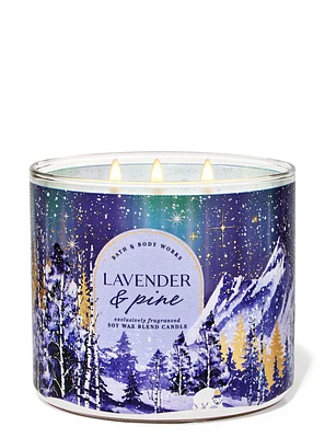 Lavender & Pine 3-Wick Candle