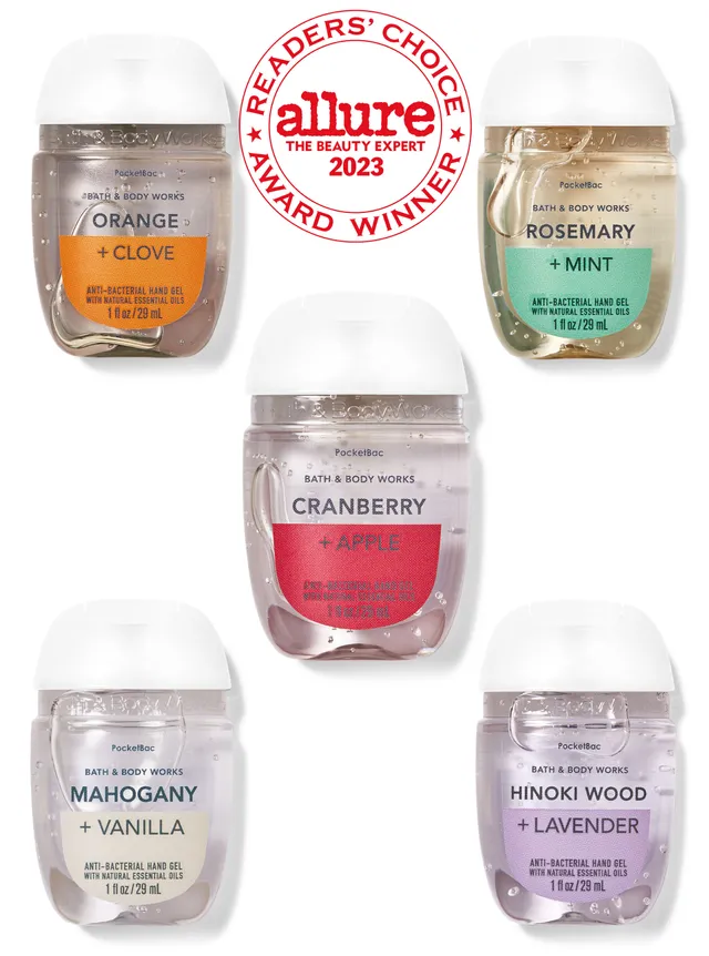 Mahogany Teakwood PocketBac Hand Sanitizers, 5-Pack