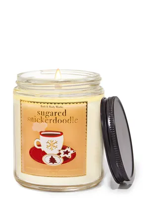 Sugared Snickerdoodle Mason Single Wick Candle