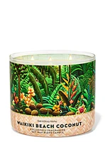 Waikiki Beach Coconut 3-Wick Candle