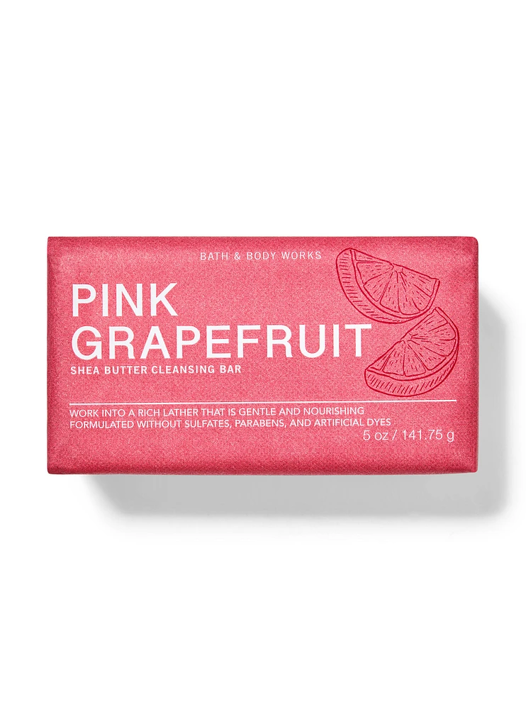 Pink Grapefruit Shea Butter Cleansing Bar