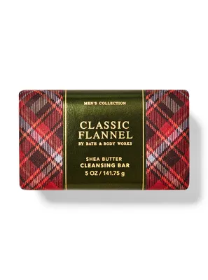 Classic Flannel Shea Butter Cleansing Bar