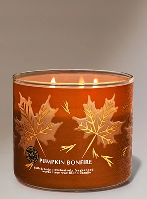 Pumpkin Bonfire 3-Wick Candle