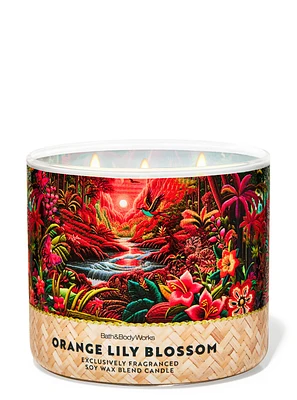 Orange Lily Blossom 3-Wick Candle