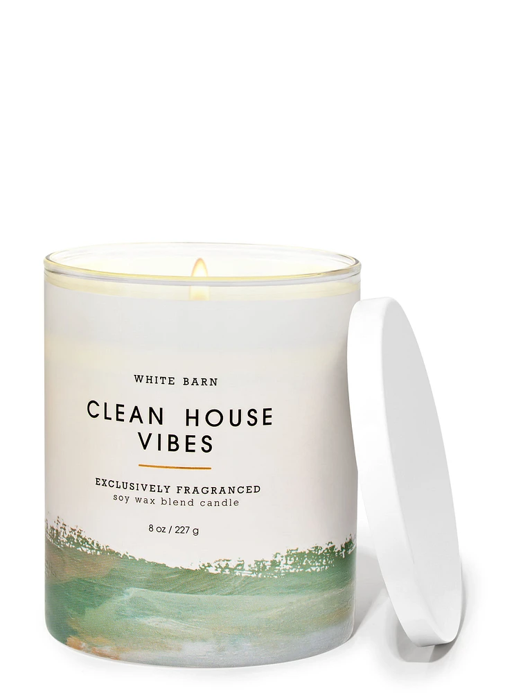 Clean House Vibes Single Wick Candle