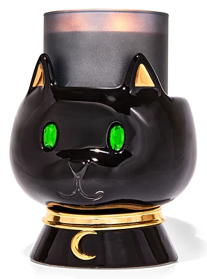 Cat 3-Wick Candle Holder