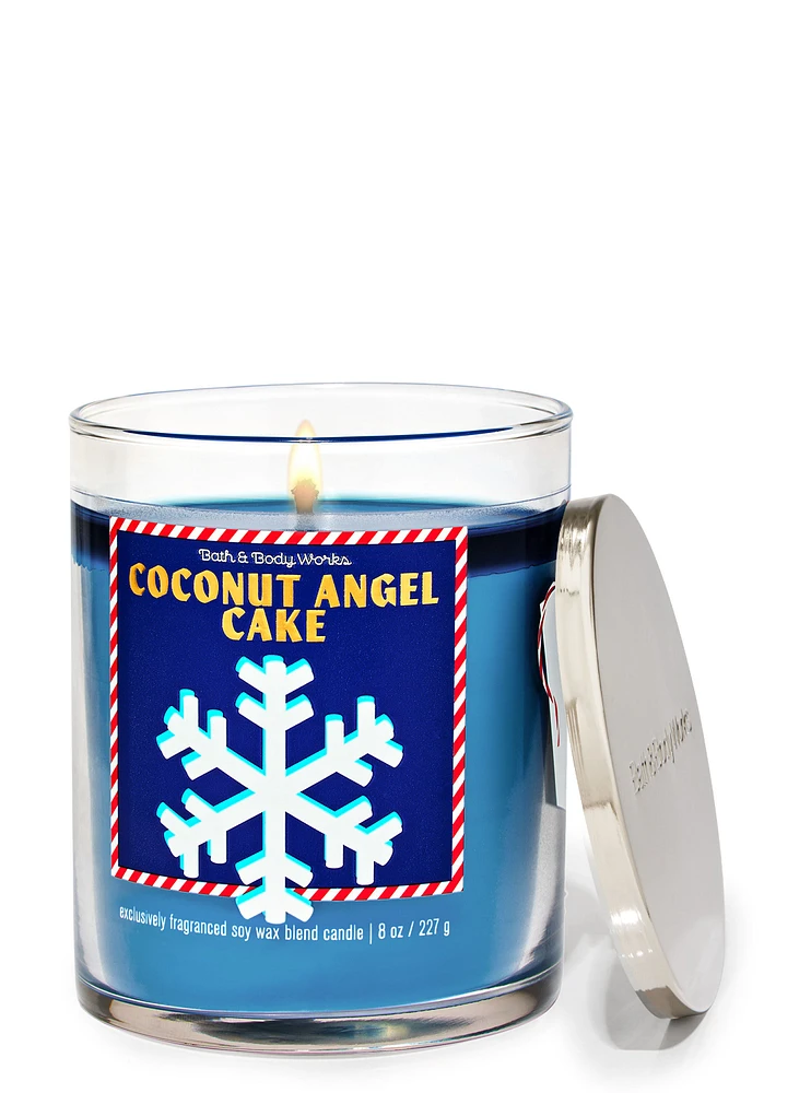 Coconut Angel Cake Single Wick Candle