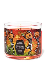 Pumpkin Carving 3-Wick Candle