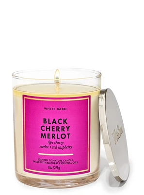 Black Cherry Merlot Single Wick Candle