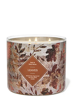 Leaves 3-Wick Candle