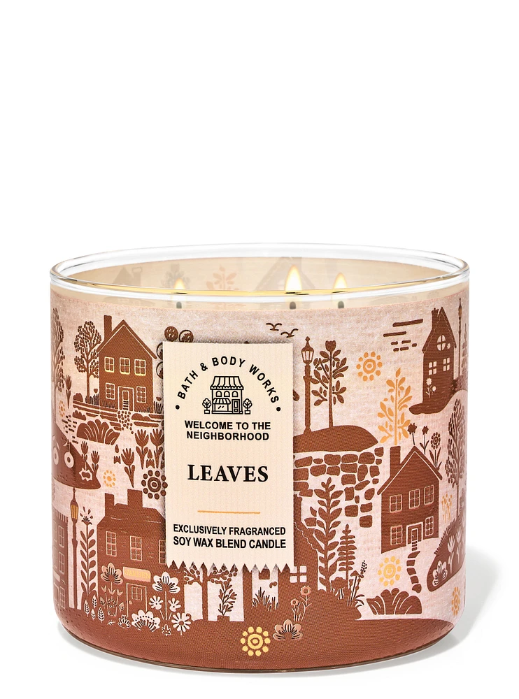 Leaves 3-Wick Candle