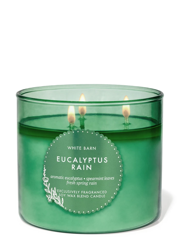 Eucalyptus Rain 3-Wick Candle