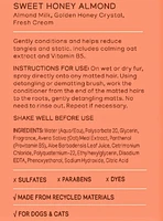 Sweet Honey Almond Pet Detangling Spray