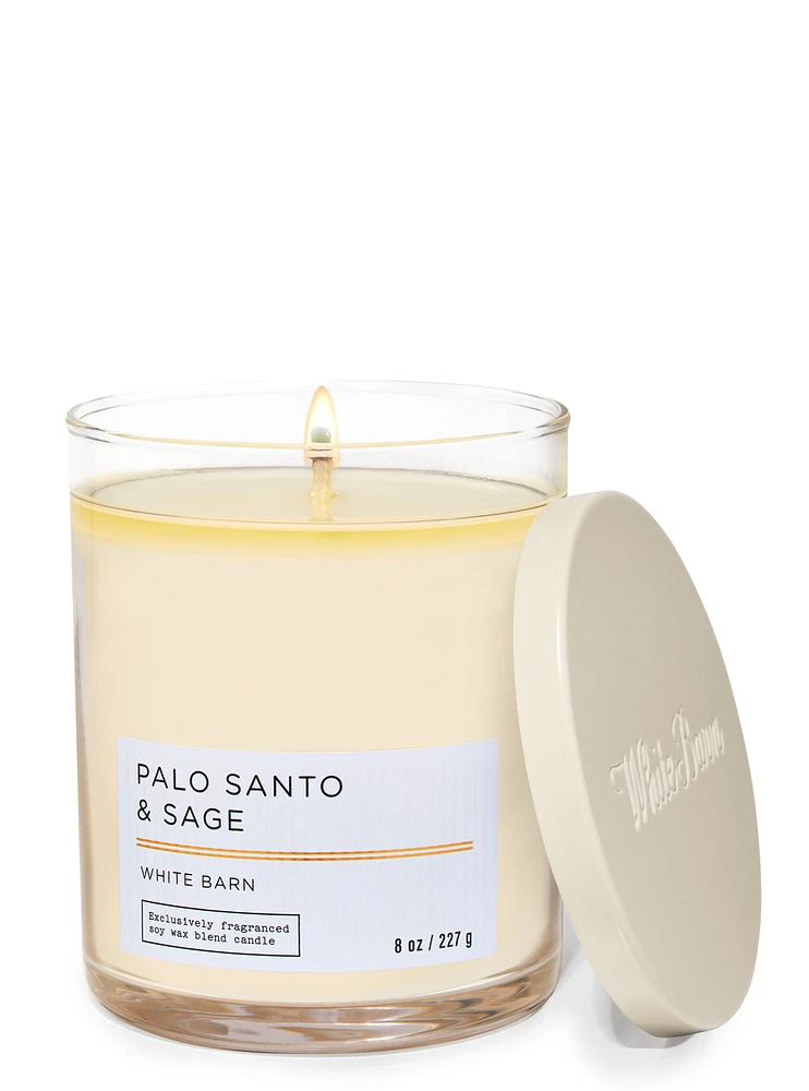 Palo Santo & Sage Single Wick Candle