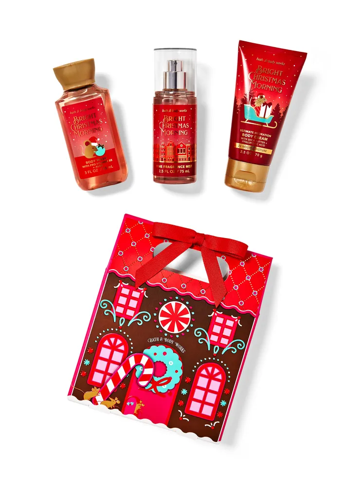 Bath & Body Works Bright Christmas Morning Mini Gift Box Set