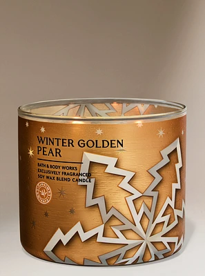 Winter Golden Pear 3-Wick Candle