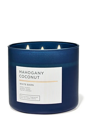 Mahogany Coconut 3-Wick Candle