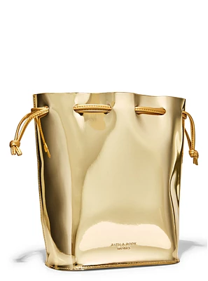 Gold Cinch Gift Bag