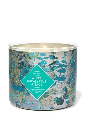 White Eucalyptus & Sage 3-Wick Candle