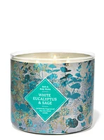 White Eucalyptus & Sage 3-Wick Candle