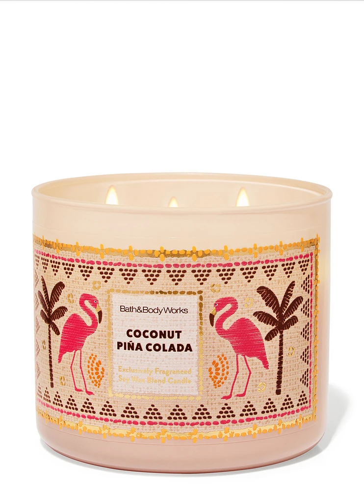 Coconut Pina Colada 3-Wick Candle