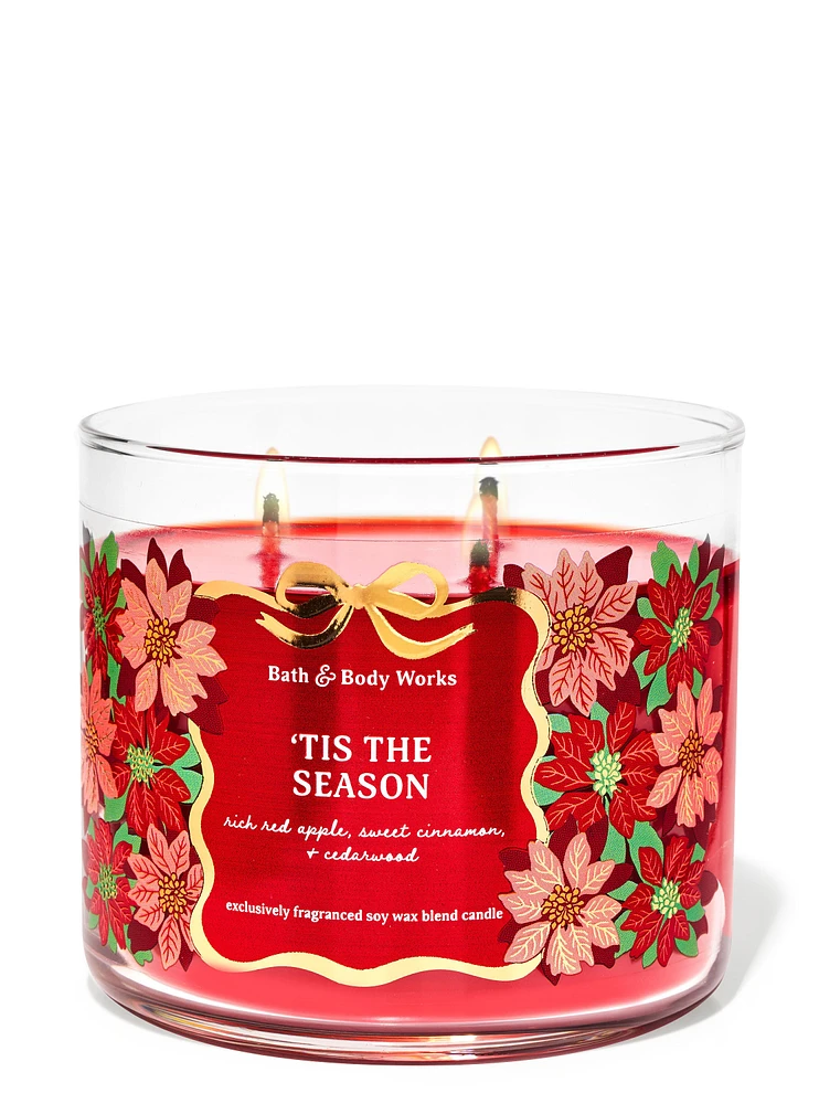 Tis The Season 3-Wick Candle