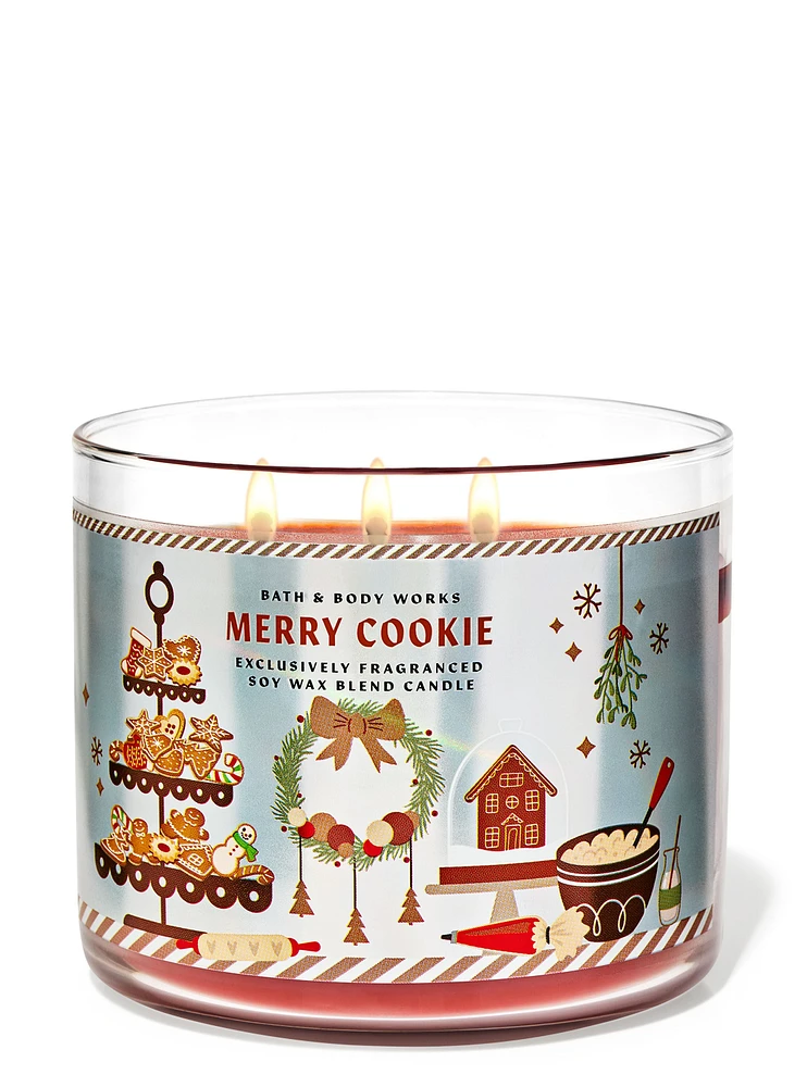 Merry Cookie 3-Wick Candle