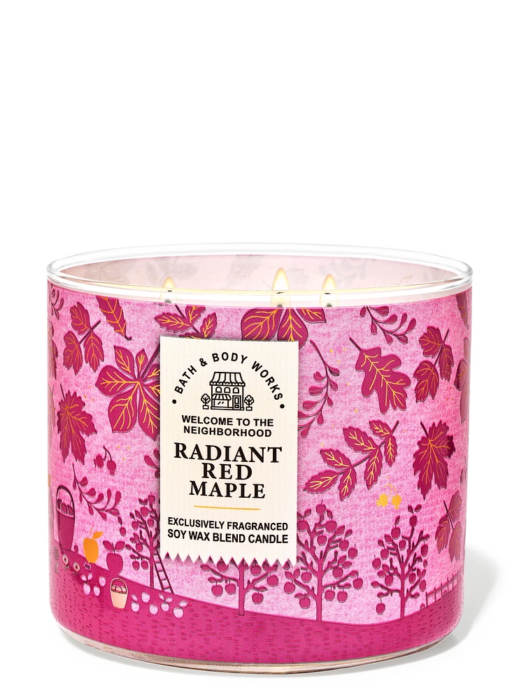 Radiant Red Maple 3-Wick Candle