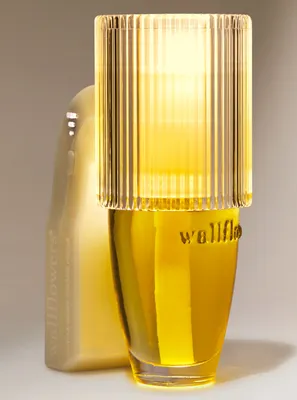 Champagne Fluted Nightlight Wallflowers Scent Control™ Fragrance Plug
