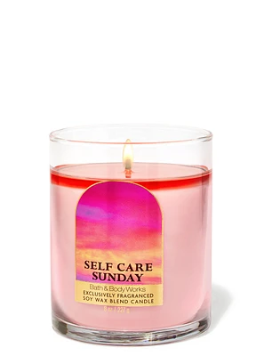 Self Care Sunday Single Wick Candle
