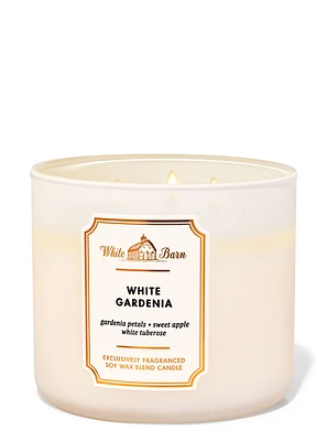 White Gardenia 3-Wick Candle