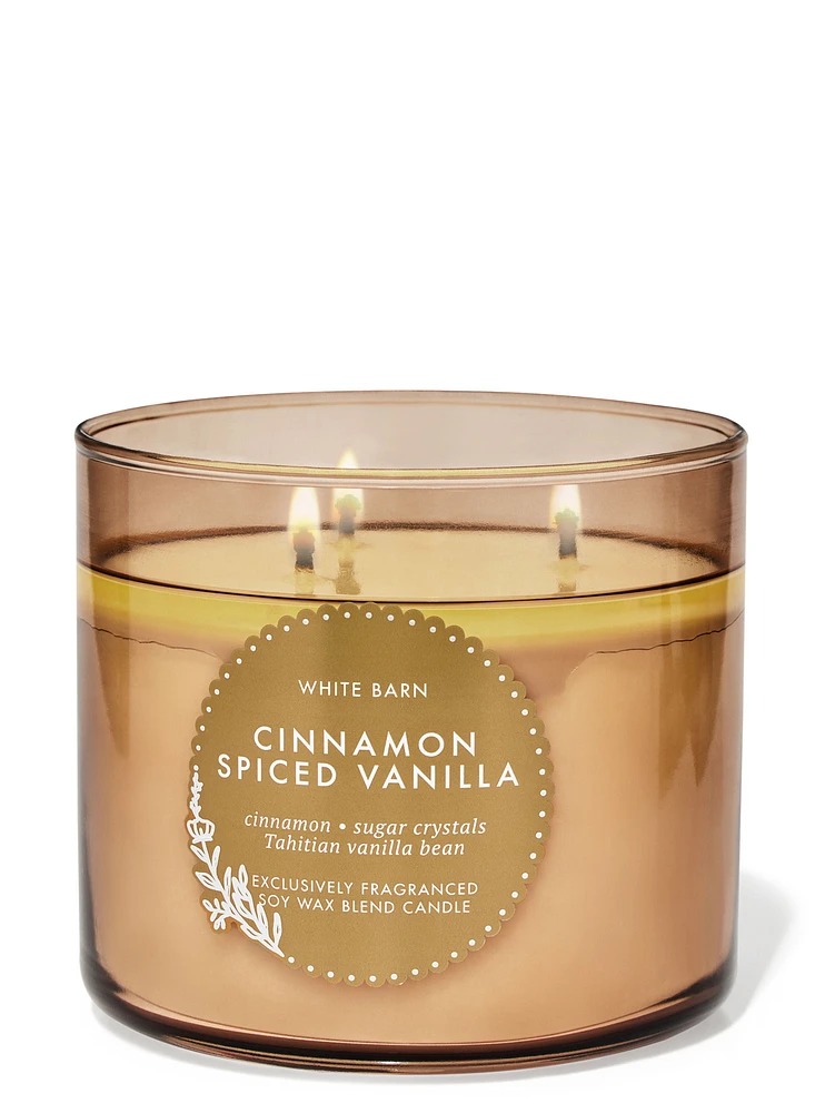 Cinnamon Spiced Vanilla 3-Wick Candle