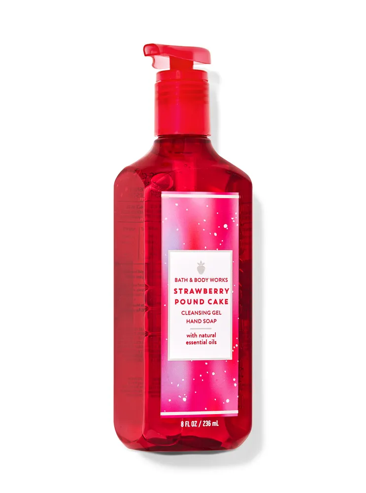 Bath & Body Works Strawberry Pound Cake Cleansing Gel Hand Soap |  Connecticut Post Mall